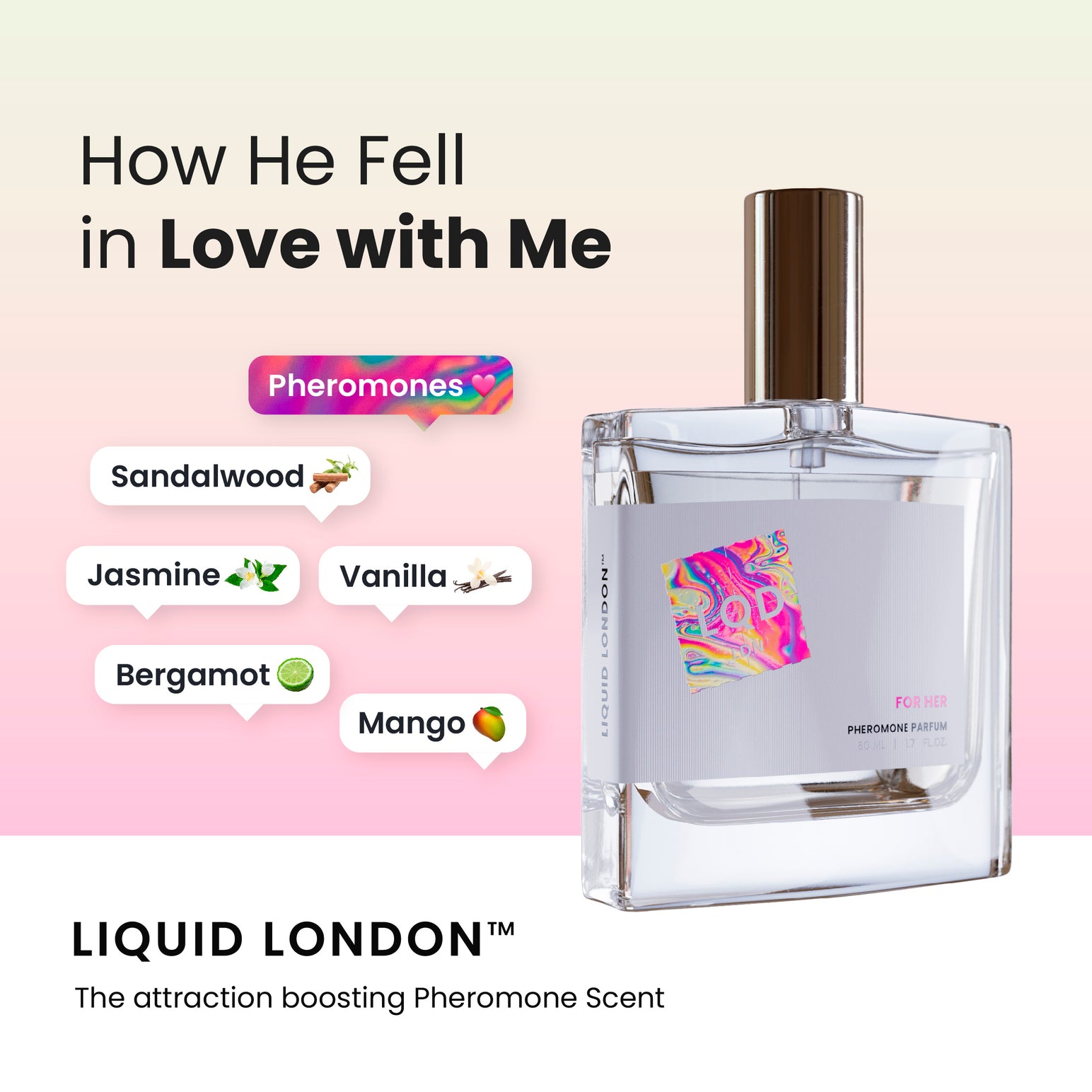 For Her | V1 | Pheromone Perfume  Liquid London   