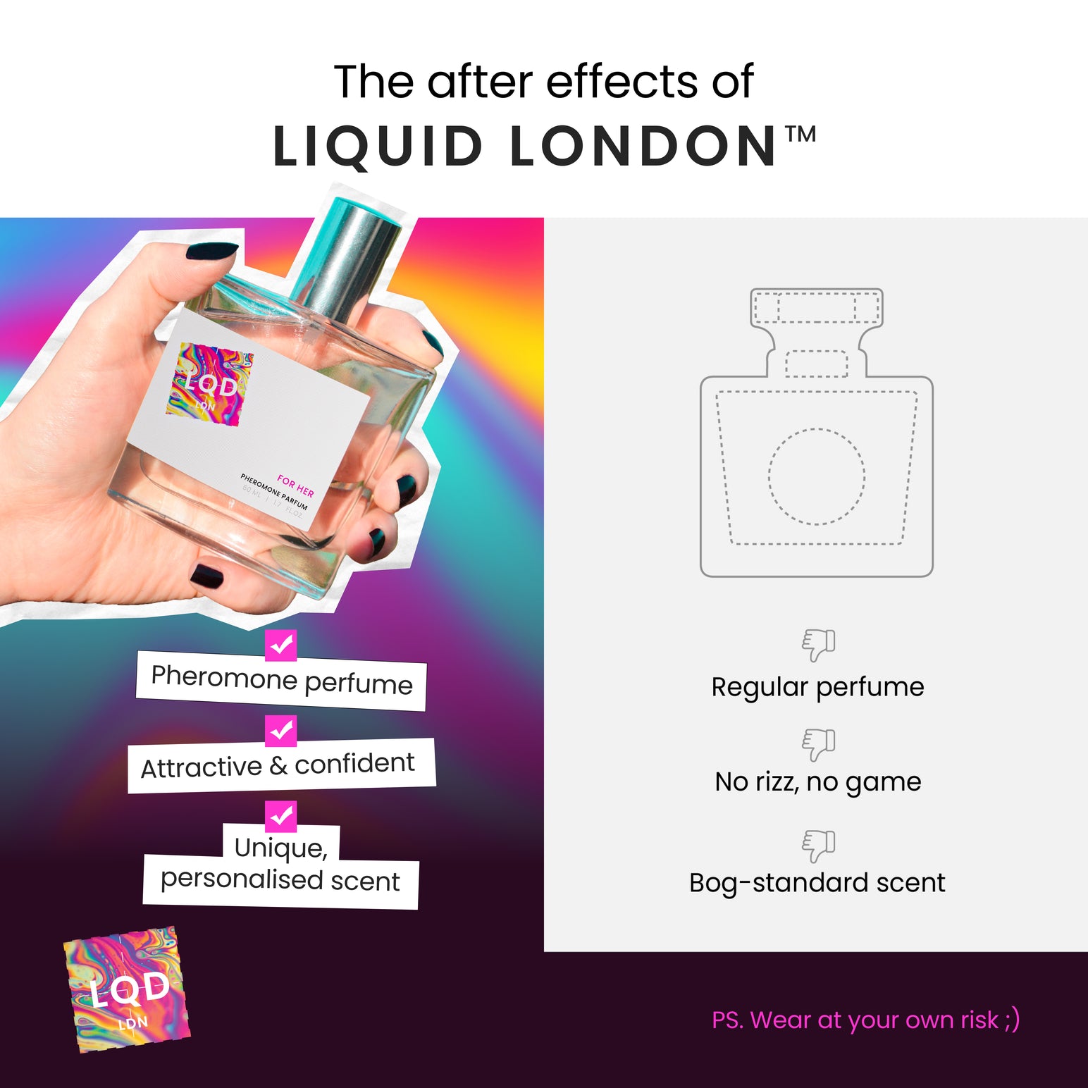 For Her | V1 | Pheromone Perfume  Liquid London   